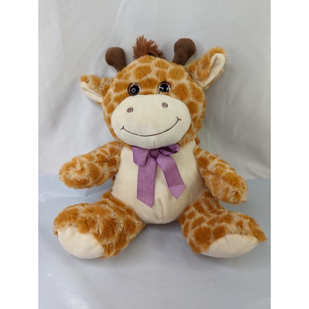 Walgreens‎ Giraffe Plush 12 Inch Purple Bow Stuffed Animal Toy